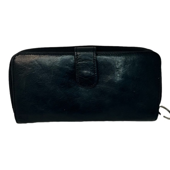 Roots Black Faux Leather Wallet - Picture 2 of 16